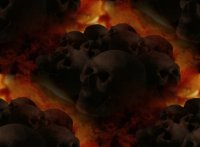 可平铺头骨壁纸